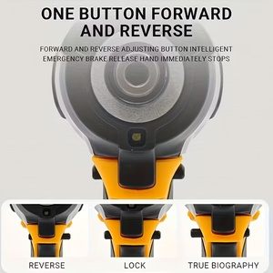 Obeng Listrik Tanpa Kabel Profesional 20V dengan Dua Baterai 2.0Ah Pengisi Daya Cepat Chuck 1/4" Daya Tahan Baterai Lama - Product Image 3