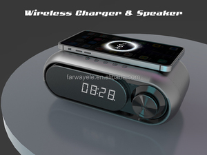 <span class=keywords><strong>Chargeur</strong></span> sans fil 15W, haut-parleur Bluetooth, réveil LED avec <span class=keywords><strong>radio</strong></span> FM intégrée et bruit blanc - Product Image 3