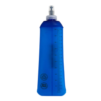 Bouteille d'eau souple isotherme pliable en TPU de 500 ml avec logo personnalisé, écologique, sans BPA/PVC, durable pour la course à pied
