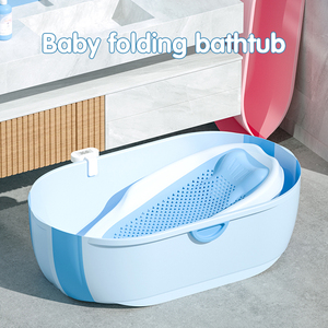 <span class=keywords><strong>Baignoire</strong></span> pour enfants, ensemble de baignoires pour bébés, <span class=keywords><strong>baignoire</strong></span> pliable en plastique <span class=keywords><strong>avec</strong></span> <span class=keywords><strong>coussin</strong></span> thermique pour nourrissons et enfants - Product Image 2