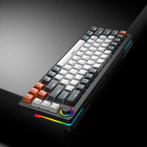 Clavier mécanique pour jeux sur ordinateur sans fil 2,4 G à 68 touches avec remplacement à chaud et coussin en silicone - Product Image 2