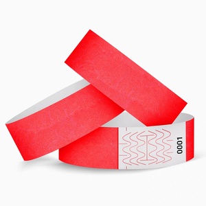 Bracelets jetables en Tyvek PP imprimés numériquement, style nautique, multicolores, imperméables, personnalisés XHL pour promotions musicales - Product Image 2