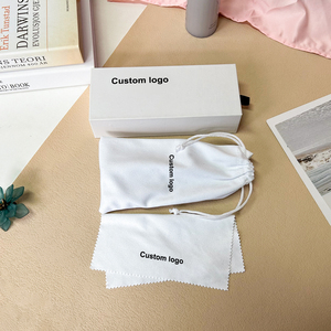 Biểu tượng tùy chỉnh in Dây Kéo Túi Kính mát cho kính Mắt kính mát gói đồ trang sức sợi nhỏ <span class=keywords><strong>Pouch</strong></span> - Product Image 4