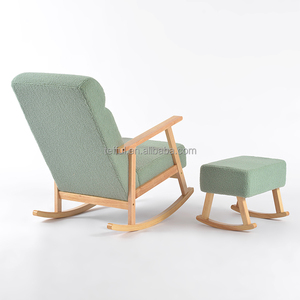 Silla Mecedora de Madera Moderna y Económica en Oferta para Lactancia y Cuidado del Bebé, para Mamá - Product Image 3