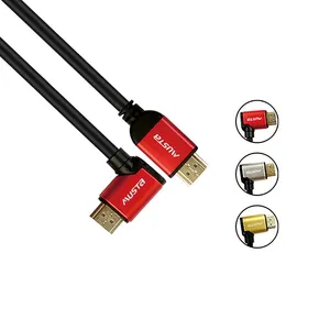 90 Degree And 360 Degree Hdmi Cable 4K 8K Male To Male 8K Hdmi Cable Gold Plated 1m 2m 3m 5m 4k Hdmi Cable 2.1 2.0 For HDTV