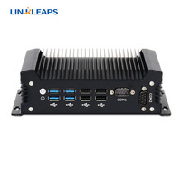 Mini PC Industrial Sin Ventilador Linkleaps Intel Core Ultra 5 125U Ultra 7 155U, Doble LAN GbE Integrada, 2 RS232, 64 GB de RAM, SSD M.2