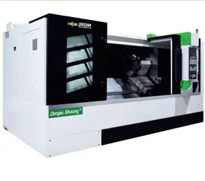 Alta Qualidade Alta Rigidez Integrada 12 post Driven Tool Turret BMT65 350M CNC Slant Bed Lathe Machine