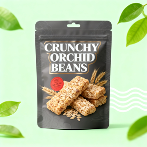 Pochette zippée debout personnalisée pour en-cas, bonbons, friandises, emballage en mylar, sac en aluminium - Product Image 3