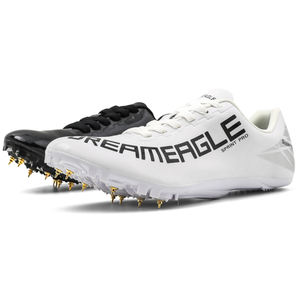 Personalizza la suola per unghie in acciaio con superficie a specchio in pelle Unisex Field And Track Running Athletic pala Track shoe - Product Image 1