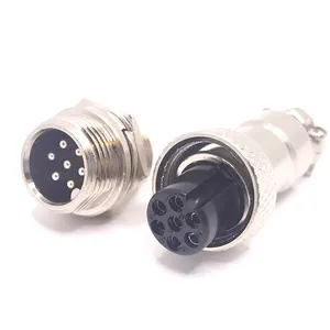 High quality male plug female socket gx12 7pin automotive connector
