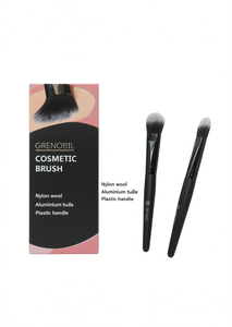 Juego de brochas cosméticas Grenobil, herramientas de maquillaje con mango de plástico y lana de nailon - Product Image 1