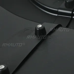 3PCS for Chrysler 300 C S SRT 2015-2023 Glossy Black Car Front Bumper Lip <b>Splitter</b> Spoiler Body Kit Carbon Fiber Style - Product Image 5