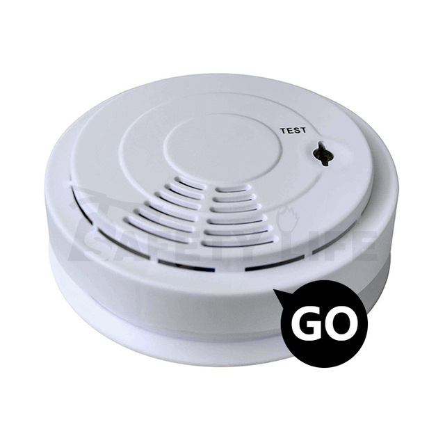 Photoelectric Smoke Detector Conventional 2-Wire Fire Alarm System for Hotel & Commercial Safety