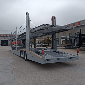 Semi-remorque porte-voitures à double étage 2 essieux, capacité 8 véhicules, pour transport de voitures, disponible à la vente - Product Image 4