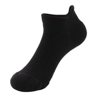 Chaussettes de sport basses pour hommes, personnalisées OEM, en coton absorbant la transpiration, avec languette coussinée, idéales pour l'entraînement et la gym.