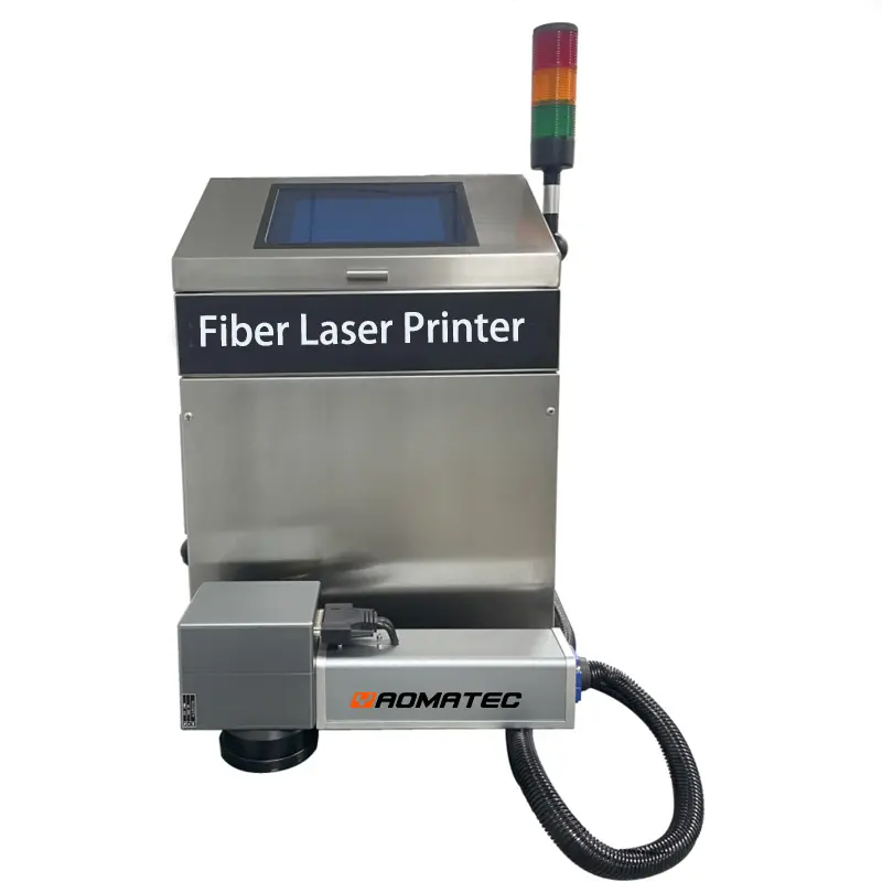 Hot selling YAOMATEC Metal Fiber 1064nm laser print machine for metal sheet laser printer 20W/30W/50W