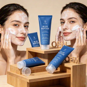 Limpiador Facial de Péptidos Azules Sin Alcohol, Purifica Profundamente los Poros Sin Resequedad, Conserva la Humedad Natural de la Piel, Para Todo Tipo de Piel - Product Image 1