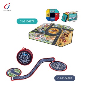 Chengji Nouveautés <span class=keywords><strong>Tapis</strong></span> <span class=keywords><strong>de</strong></span> rangement pliable en Oxford pour enfants avec circuit <span class=keywords><strong>de</strong></span> course <span class=keywords><strong>de</strong></span> voitures à glissière - Product Image 3