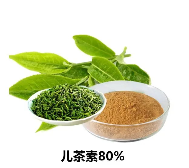 ירוק תה תמצית אבקת 98% קפאין 989-51-5 חילוץ Catechins תה ירוק