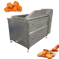 Friteuse commerciale à panier inclinable carré à chauffage au gaz en acier inoxydable 304 pour beignets, tofu, chips de banane
