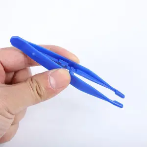 HAIJU Lab Sterile Surgical Tweezers Medical Forceps Disposable Medical Plastic Tweezer