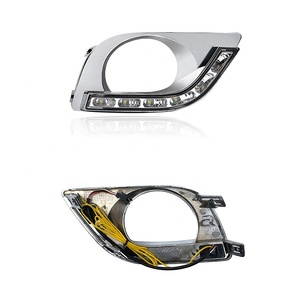 ไฟเดย์ไลท์ LED สำหรับรถยนต์นิสสัน ซันนี่ เวอร์ซา ลาติโอ อัลเมร่า ปี 2011 ถึง 2013 พร้อมไฟเลี้ยวสีขาว เหลือง น้ำเงิน และไฟตัดหมอก - Product Image 6