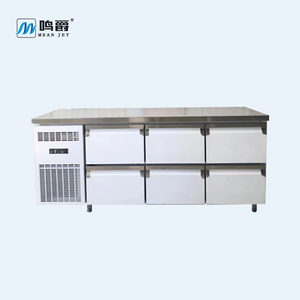 Banco <span class=keywords><strong>Frigorifero</strong></span> <span class=keywords><strong>Orizzontale</strong></span> a Quattro <span class=keywords><strong>Cassetti</strong></span> per Cucina Commerciale di Grande Capacità - Product Image 3