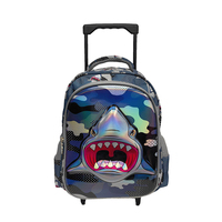 Sac à roulettes scolaire BESTWILL Fashion, durable, imperméable, en EVA 3D, avec roulettes pour enfants, grande capacité et design respirant