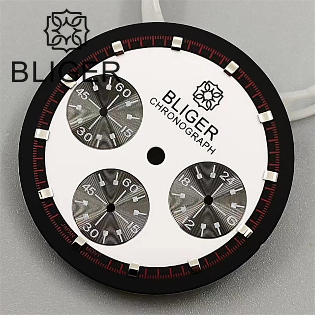 BLIGER Original VK63 Quartz Watch Movement & Dial Accessories for Repair