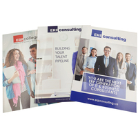 Brochure personnalisée bon marché imprimée en offset sur papier glacé 250 g/m² A4 A5