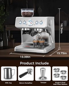 <span class=keywords><strong>Cafetera</strong></span> Eléctrica PANCERKA Profesional para Espresso y Cappuccino, <span class=keywords><strong>Programable</strong></span> para Uso Doméstico o Comercial, Portátil para Hoteles - Product Image 6