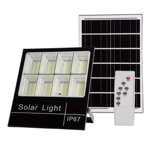 Projecteur solaire LED extérieur ALECTER 1000W, étanche IP65, panneau solaire monocristallin, télécommande intelligente - Product Image 1