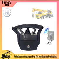 Télécommande industrielle à 4 boutons en ABS, 433 MHz, portée 500 m, étanche IP68 pour grues de camions et engins de construction
