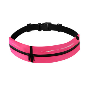 Riñonera de nailon deportiva personalizada para mujer al por mayor con cierre de cremallera, riñonera con patrón de letras - Product Image 4