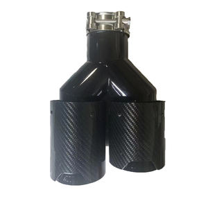 B * MW One Piece <span class=keywords><strong>M</strong></span> <span class=keywords><strong>Performance</strong></span> Embouts d'échappement en carbone B * mw F87 M2 F80 M3 F82 F83 M4 M5 M6 M135i M235i M335I M435I Buses d'échappement T - Product Image 1