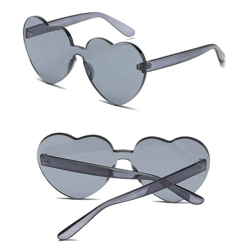 new style wholesale designer high quality fashion heart-shaped glasses retro ladies love heart-shaped sunglasses 2022