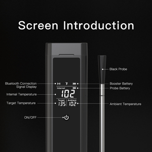 Vente en gros 820FT Thermomètre à viande intelligent sans fil IP67 Étanche Aimant Four BBQ Grill Alimentaire Thermomètre à sonde numérique pour la cuisson - Product Image 5