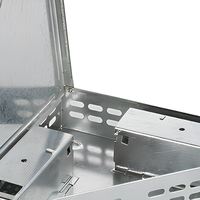 Piège à rats haute sensibilité en acier galvanisé avec couvercle solide, réutilisable, outil de lutte antiparasitaire pour souris et rats