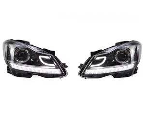 ไฟหน้า LED แบบปรับทิศทางได้ WELIFTRICH สำหรับ Mercedes Benz C-Class W204 ปี 2011-2013 OEM 2048203539 2048203639 - Product Image 4