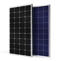 Panneau solaire Mono 150W pour système domestique avec garantie de 25 ans, efficacité de 15,1%, prix avantageux, homologué TUV CE