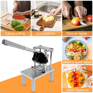 Mini Procesador de Alimentos de 500W, Cortador de Verduras y Frutas de Plástico, Cortador de Papas Fritas, 2 Cuchillas de Repuesto, Uso Doméstico de Alta Resistencia - Product Image 4