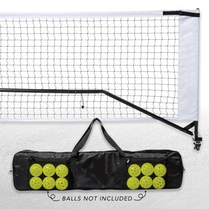 Outdoor <strong>Retractable</strong> Portable Pickleball <strong>Net</strong> with 22FT Wide 36 Inch Height at Side Lines Pickleball <strong>Net</strong> with Wheels - Product Image 3