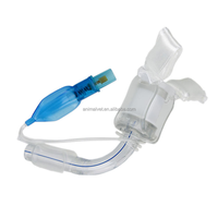 Kit de tube de trachéotomie vétérinaire médical jetable en PVC à lumière simple, double ou triple avec dilatateur