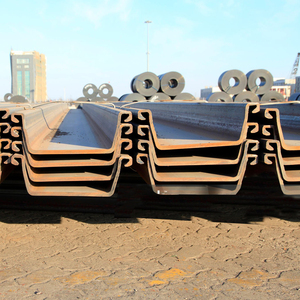 Resistente alla corrosione EN10248 S270GP Z forma 400x95x10mm pila di lamiera di acciaio per parcheggio sotterraneo e puntellamento temporaneo - Product Image 5