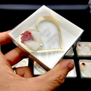 Aimant en acrylique personnalisé en forme de mariage Luckykoo, pour annoncer la date du mariage, cadeau de remerciement - Product Image 3