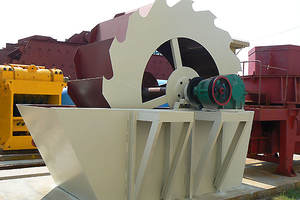 Lavadora de Arena y Grava de Bajo Precio 120Tph con Cuchara Rotatoria para Piedra de Sílice, Fabricada en China - Product Image 6