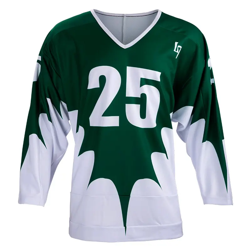 Kustom Hockey Jersey Harga Sublimasi Maple Daun Kanada Ice Hockey Jersey