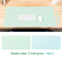 Tapis de bureau et tapis de souris personnalisables en cuir PU imperméable pour le bureau/les jeux, avec logo et forme sur mesure