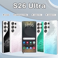 Smartphone Original S26 Ultra Android 15, 4G/5G Desbloqueado, 108MP, Doble SIM, Deca Core, 7.3 Pulgadas, 120Hz HD, Inglés/Francés/Español