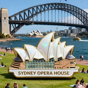 Aimant de réfrigérateur en métal personnalisable sur le thème de la culture londonienne, haute praticité, utilisable dans les scènes domestiques, armoire de rangement en métal pour réfrigérateur - Product Image 4